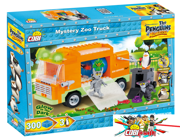 Cobi 26301 Mystery Zoo Truck